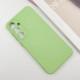 Чохол TPU GETMAN Liquid Silk Full Camera для Samsung Galaxy S23 FE Зелений / Pistachio
