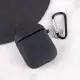 Силіконовий футляр з мікрофіброю для навушників Airpods 1/2 Чорний / Black