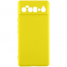 Чохол TPU GETMAN Liquid Silk Full Camera для Google Pixel 6 Pro Жовтий / Flash