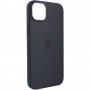 Чохол Silicone case (AAA) full with Magsafe для Apple iPhone 13 Pro Max (6.7") Чорний / Midnight