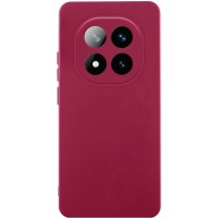 Чохол Silicone Cover Lakshmi Full Camera (AA) для Xiaomi Redmi Note 14 Pro 4G/5G Бордовий / Marsala