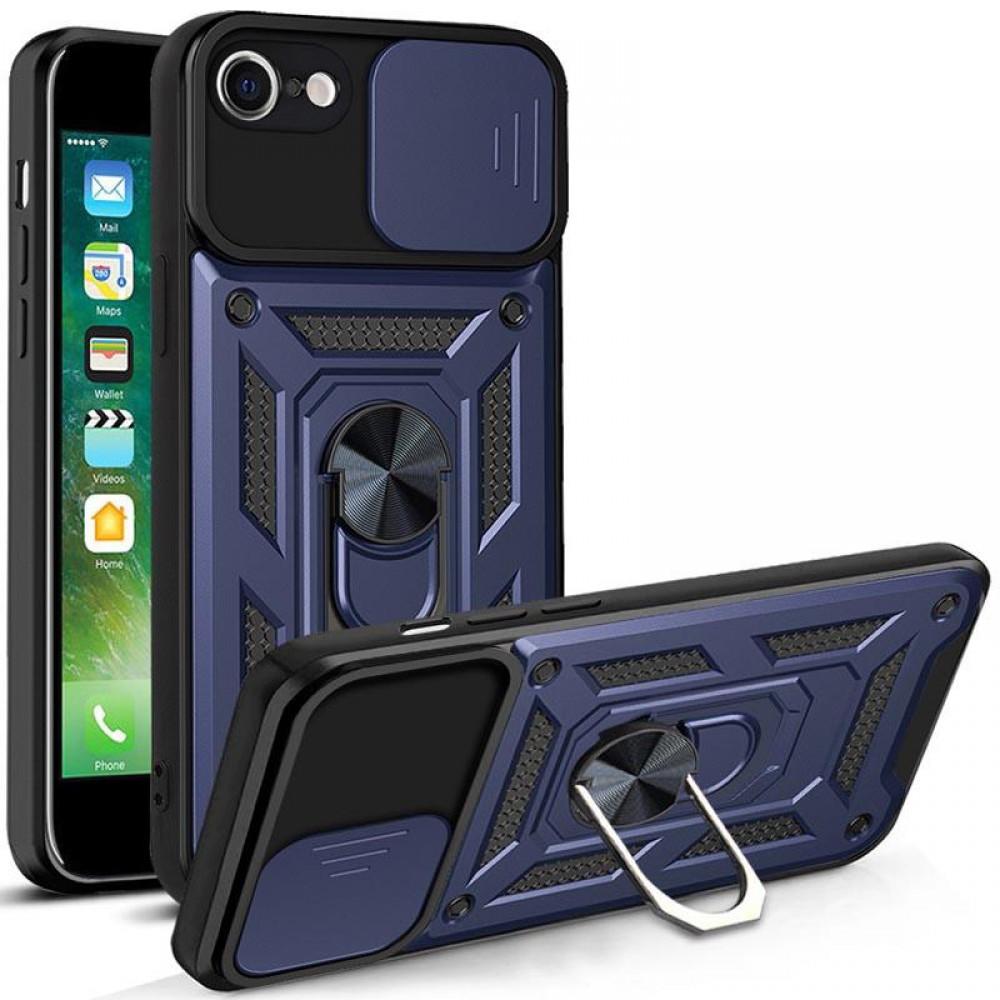 Чохол Ummi Camshield Serge Ring для Apple iPhone 7 / 8 / SE (2020) (4.7") Синій