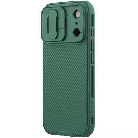 Карбонова накладка Nillkin CamShield Pro для Apple iPhone 17 Pro Max (6.9") Deep Green