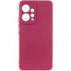 Чохол TPU GETMAN Liquid Silk Full Camera для Xiaomi Redmi Note 12 4G Бордовий / Marsala
