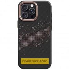 TPU чохол Monzo (MagFit) для Apple iPhone 16 (6.1") Titanium gold