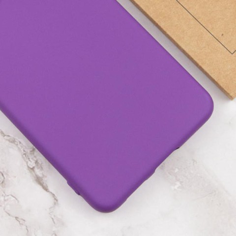 Чохол TPU GETMAN Liquid Silk Full Camera для Samsung Galaxy A32 4G Фіолетовий / Purple