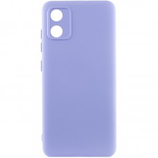Чохол Silicone Cover Lakshmi Full Camera (AA) для Motorola Moto E13 Бузковий / Dasheen