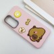 Чохол TPU Leather Toys для Samsung Galaxy A16 4G/5G Capybara / Pink