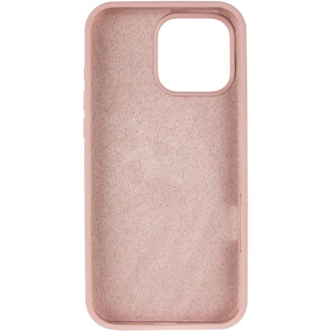 Чохол Silicone Case Full Protective (AA) для Apple iPhone 15 Pro Max (6.7") Рожевий / Pink Sand
