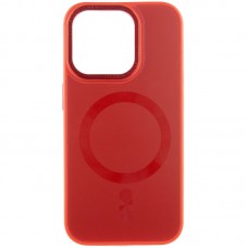 Чохол TPU+Glass Sapphire Midnight Open Camera with MagSafe для Apple iPhone 15 Pro Max (6.7") Червоний / Red