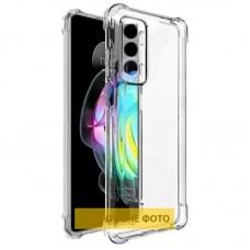 TPU чохол GETMAN Ease logo посилені кути Full Camera для Motorola Edge 60 Pro Безбарвний (прозорий)
