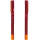 Чохол TPU+PC Bichromatic для Apple iPhone 13 (6.1") Brown burgundy / Orange