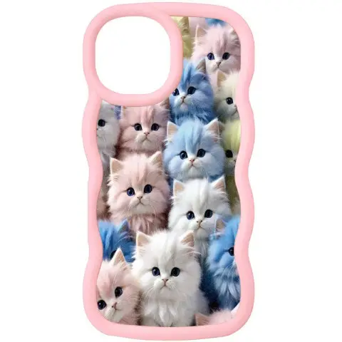 Чохол TPU Cloudy Pictures для Apple iPhone 16 Pro Max (6.9") Kittens