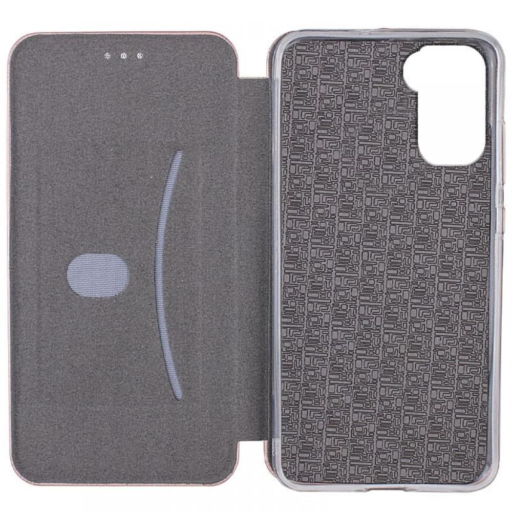 Шкіряний чохол-книжка Classy для Realme C33 Rose Gold