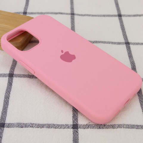 Чохол Silicone Case Full Protective (AA) для Apple iPhone 15 (6.1") Рожевий / Light pink