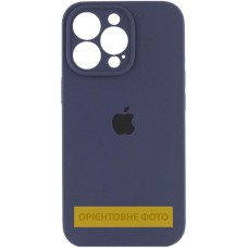 Чохол Silicone Case Full Camera Protective (AA) для Apple iPhone 17 Pro (6.3") Темно-синій / Midnight blue