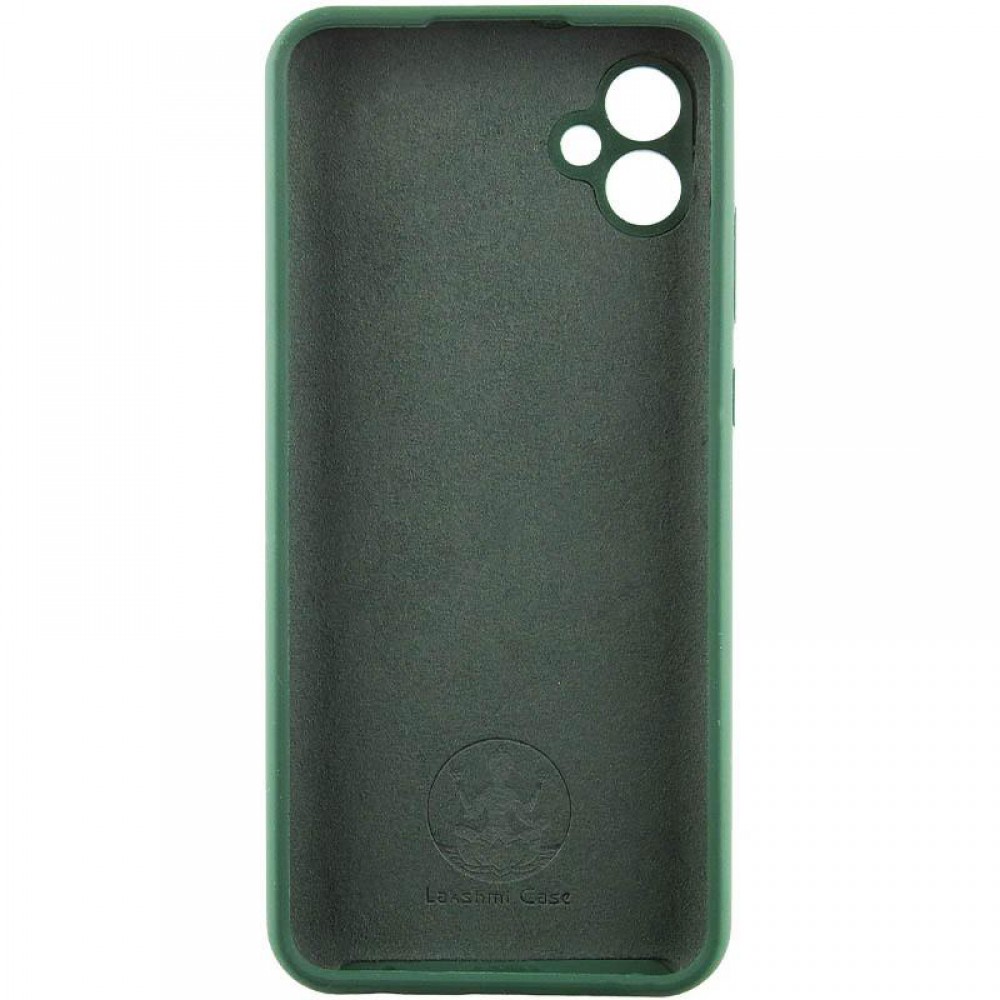 Чохол Silicone Cover Lakshmi Full Camera (AAA) with Logo для Samsung Galaxy A06 Зелений / Cyprus Green
