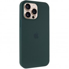 Чохол Silicone Case Full Protective (AA) для Apple iPhone 15 Pro (6.1") Зелений / Forest green
