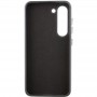 Шкіряний чохол Bonbon Leather Metal Style для Samsung Galaxy S23 Чорний / Black
