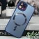 Чохол TPU+Glass Sapphire Midnight with MagSafe для Apple iPhone 14 Pro Max (6.7") Синій / Deep navy