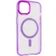 Чохол TPU Iris with MagSafe для Apple iPhone 12 Pro Max (6.7") Фіолетовий