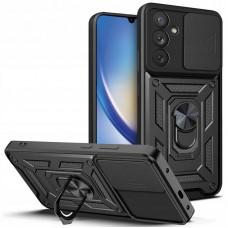 Ударостійкий чохол Camshield Serge Ring для Samsung Galaxy M55 Чорний