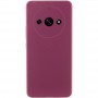 Чохол Silicone Cover Lakshmi Full Camera (AAA) для Xiaomi Redmi A3 Бордовий / Plum