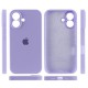 Чохол Silicone Case Full Camera Protective (AA) для Apple iPhone 16 (6.1") Бузковий / Dasheen