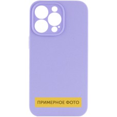 Чохол Silicone Case Full Camera Protective (AA) NO LOGO для Apple iPhone 16 (6.1") Бузковий / Dasheen
