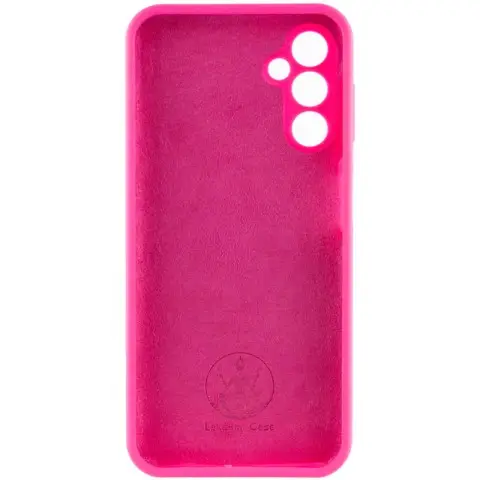 Чохол Silicone Cover Lakshmi Full Camera (AAA) для Samsung Galaxy A14 4G/5G Рожевий / Barbie pink