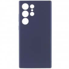 Чохол Silicone Cover Lakshmi Full Camera (AAA) для Samsung Galaxy S23 Ultra Темно-синій / Midnight blue