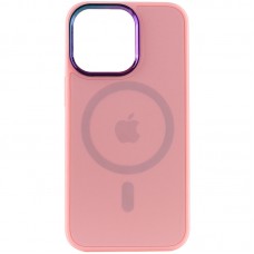 Чохол TPU+Glass Sapphire Mag Evo case для Apple iPhone 13 Pro (6.1") Sand Pink