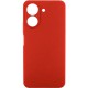 Чохол TPU GETMAN Liquid Silk Full Camera для Xiaomi Redmi 13C / Poco C65 Червоний / Red