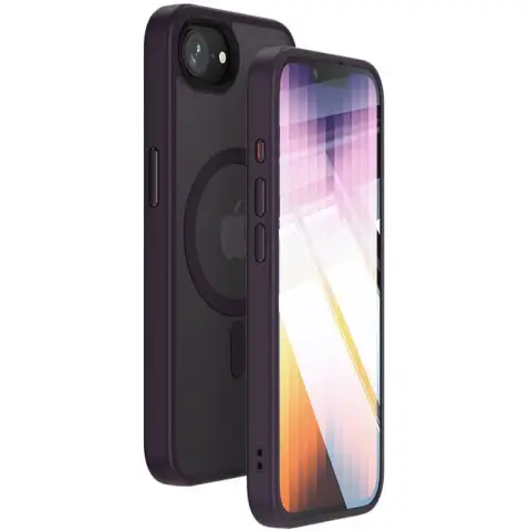 Чохол Ummi Colorful with MagSafe для Apple iPhone 16e / 17e (6.1") Темно-фіолетовий / Dark Purple