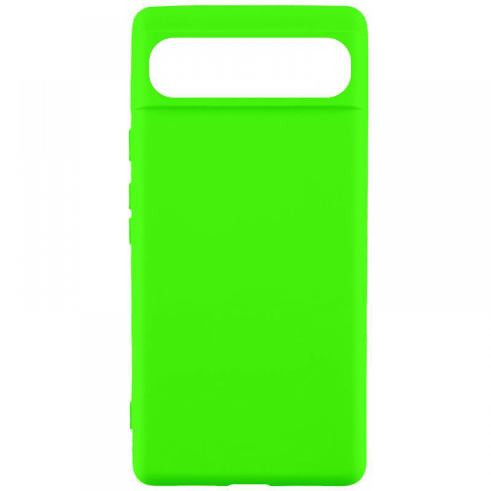 Чохол TPU GETMAN Liquid Silk для Google Pixel 7a Салатовий / Neon Green