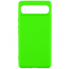 Чохол TPU GETMAN Liquid Silk для Google Pixel 7a Салатовий / Neon Green