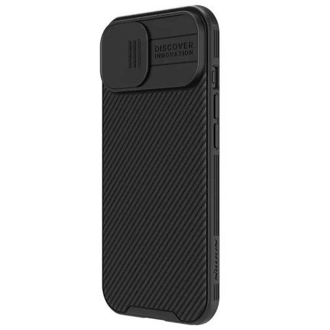Карбонова накладка Nillkin CamShield Pro Magnetic для Apple iPhone 15 (6.1") Black