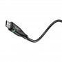 Дата кабель Hoco U93 "Shadow" MicroUSB (1.2 m) Чорний