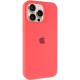 Чохол Silicone Case Full Protective (AA) для Apple iPhone 14 Pro (6.1") Кавуновий / Watermelon red