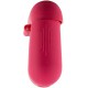 Силіконовий футляр New з карабіном для навушників Airpods 1/2 Червоний / Rose Red