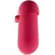 Силіконовий футляр New з карабіном для навушників Airpods 1/2 Червоний / Rose Red