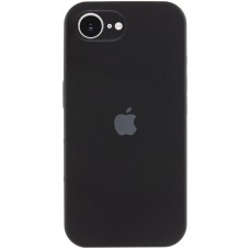 Чохол Silicone Case Full Camera Protective (AA) для Apple iPhone 16e (6.1") Чорний / Black