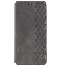 Шкіряний чохол-книжка GETMAN Cubic (PU) для Xiaomi Poco X6 / Note 13 Pro 5G Сірий