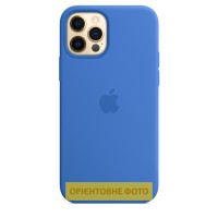 Чохол Silicone Case Full Protective (AA) для Apple iPhone 16 Plus (6.7") Синій / Capri Blue