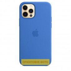 Чохол Silicone Case Full Protective (AA) для Apple iPhone 16 Plus (6.7") Синій / Capri Blue