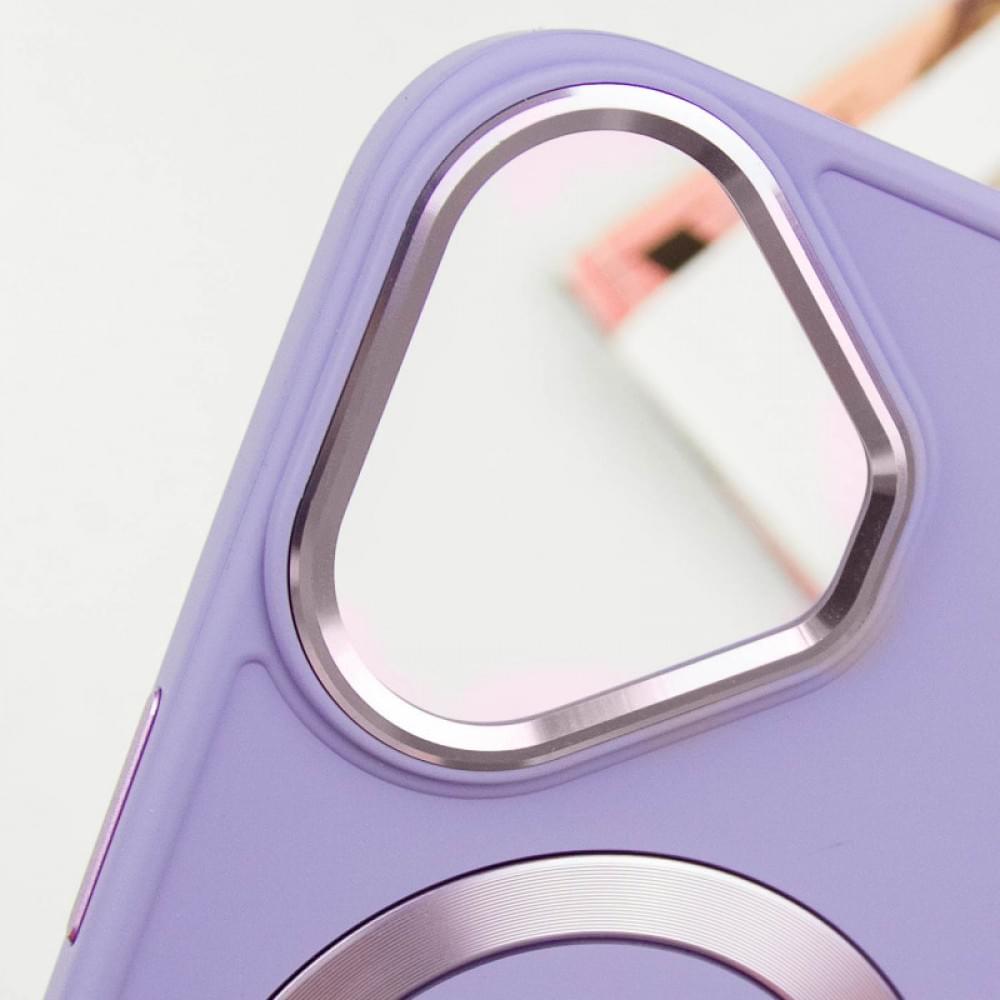 TPU чехол Bonbon Metal Style with MagSafe для Apple iPhone 16 (6.1")