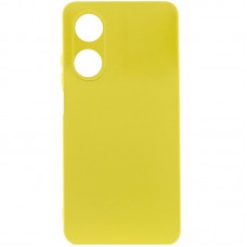 Чохол Silicone Cover Lakshmi Full Camera (A) для Oppo A38 / A18 Жовтий / Flash
