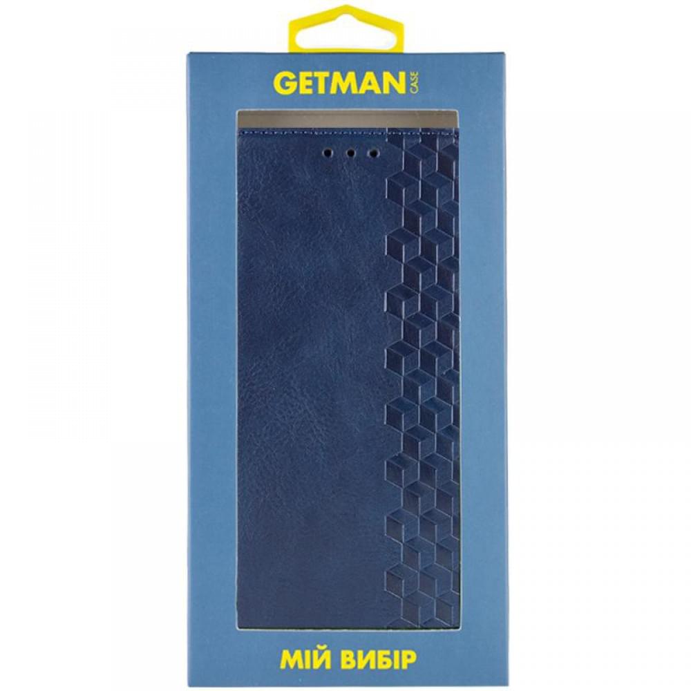 Шкіряний чохол-книжка GETMAN Cubic (PU) для Apple iPhone 11 (6.1") Синій