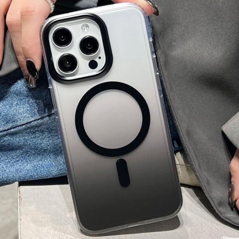 Чохол TPU+PC Shadow with MagSafe для Apple iPhone 14 Pro (6.1") Black