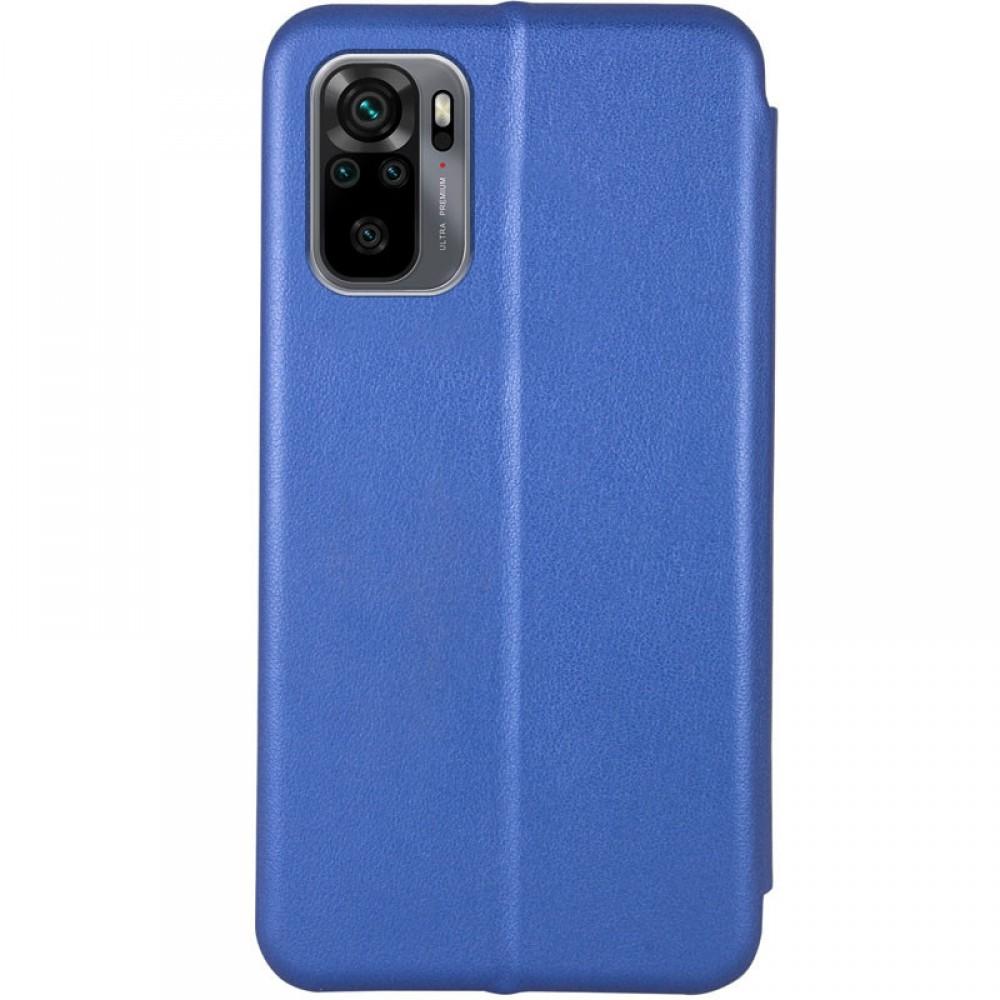 Шкіряний чохол-книжка Classy для Xiaomi Redmi Note 10 / Note 10s / Poco M5s Синій
